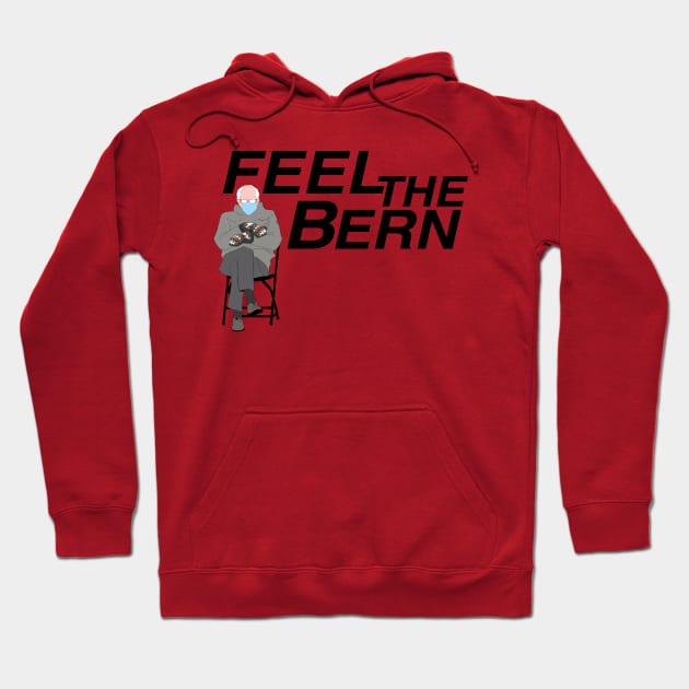 Feel the Bern: Dark Hoodie by CoolDojoBro